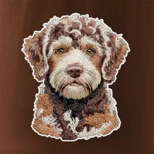 Lagotto romagnolo vyšívaná hlava