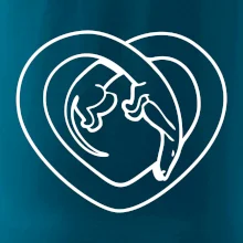 Jezevčík srdce - obrys