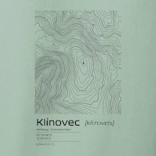 Klínovec - vrstevnice v obdélníku