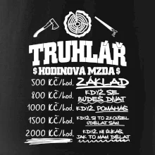 Hodinová mzda truhlář