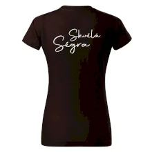 Skvělá ségra - nápis na zádech