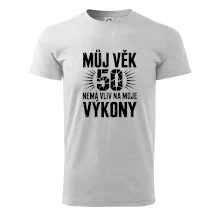 Můj věk nemá vliv na moje výkony