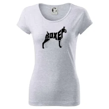 Boxer nápis v těle