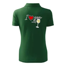 I love you and white wine