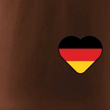 Germany love malé - Německá vlajka