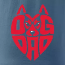 Dog dad nápis v hlavě