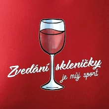 Zvedání skleničky je můj sport