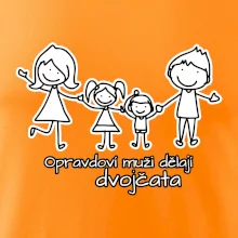 Opravdoví muži dělají dvojčata - holka kluk