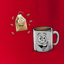 Parové triko - Hrnek a čaj