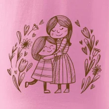 Matka a dcera v objetí