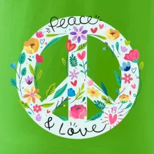Peace and love symbol