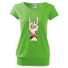 Rocková ruka s náramkem