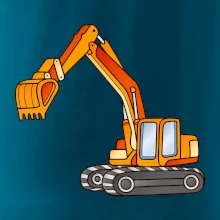 Bagr bez nápisu oranžový