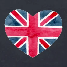Britské srdce malované