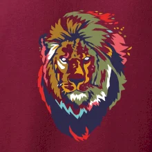 Hlava lva kreslená jednoduchá