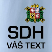 Sbor dobrovolných hasičů - znak bez nápisu + Nápis na zádech