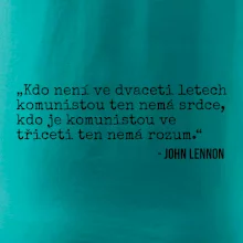 Kdo není ve dvaceti letech komunistou....