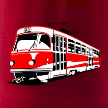 Tramvaj T3R barevná