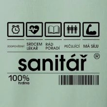 Čárový kód sanitář