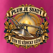 Posvátný pluh s pšeničnou svatozáří