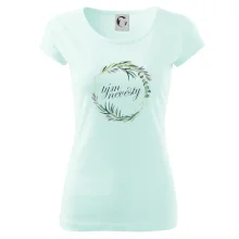 Tým nevěsty květinový kruh zelený