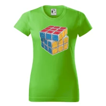 Rubikova kostka kreslená