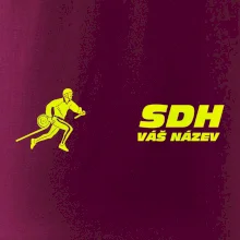 Hasičský sport SDH + váš název FLUO
