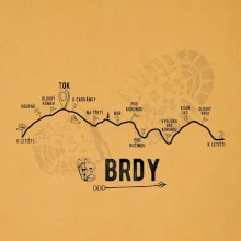 Profil kopců - Brdy