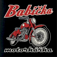 Babička motorkářka