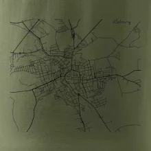 Mapy měst černobílé Klatovy