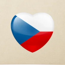 Česká vlajka srdce