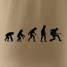 Evoluce kytarista - klečící