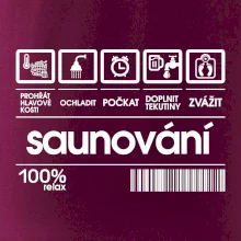 Čárový kód - sauna Čárový kód - sauna