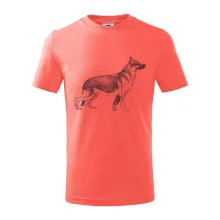 Německý ovčák -  kreslený skica