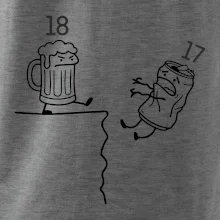 Pivo narozeniny - útes 18 let