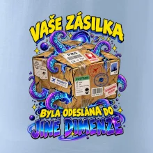 Vaše zásilka byla odeslána do jiné dimenze