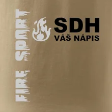 SDH REFLEXNÍ nápis (oheň, firesport, název sboru - vlastní nápis)