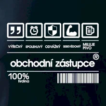 Čárový kód obchodní zástupce