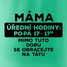 Máma - úřední hodiny