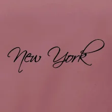 New York nápis psacím