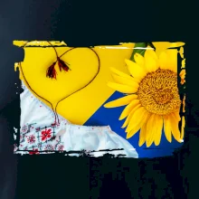 Ukrajina slunečnice a kroj