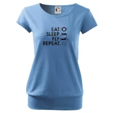 Eat sleep fly repeat