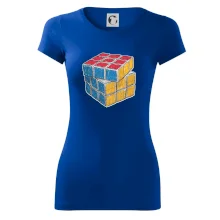 Rubikova kostka kreslená