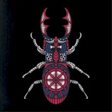 Steampunk roháč barevný