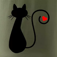 Zamilovaná kočka ocásek