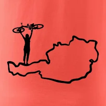 Cyklistka - Mapa Rakouska