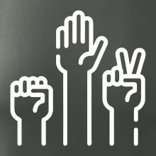 Kamen nůžky papír ikony