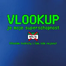 Vlookup moje superschopnost