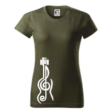 Houslový klíč kytara