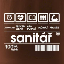 Čárový kód sanitář